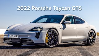 2022 Porsche Taycan GTS in Crayon