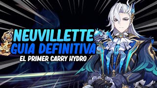 GUIA COMPLETA DE NEUVILLETTE! La Mejor Build para Neuvillette, Armas y Equipos | Genshin Impact 4.1