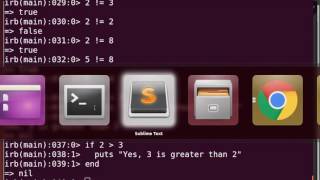 Learn Ruby programming (Coding Tutorial, Introduction II)