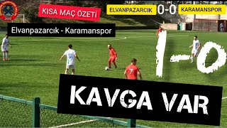 Elvanpazarcık Karamanspor 1-0 Maç Özeti (19 Şubat 2022)