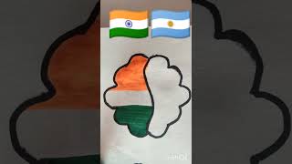 # Jana Gana Mana#vira #flagdrawing #shors #youtubeshorts 🇮🇳🇦🇷