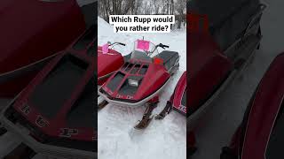 Which Rupp snowmobile?