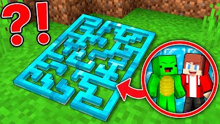 JJ and Mikey Found TINY DIAMOND Maze Battle in Minecraft (Maizen)