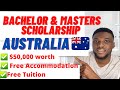 Fully funded  Bachelors and Masters Scholarship in Australia  worth $50,000