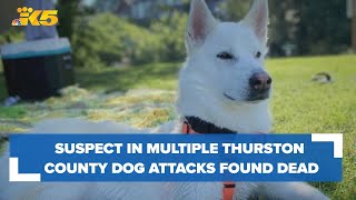 Suspect in multiple Thurston County dog attacks found dead in another state