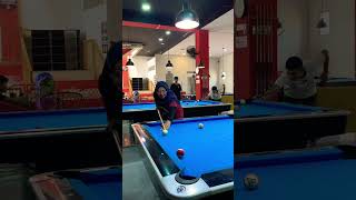 Lagi hoki haha #billiardlessons #billiards