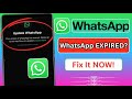 How To Fix This Version of WhatsApp Has Expired (2026 Update) | USA Easy Fix
