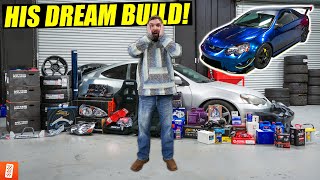 Download Mp3 Surprising our SUBSCRIBER with his DREAM CAR BUILD 2003 Acura RSX Type S