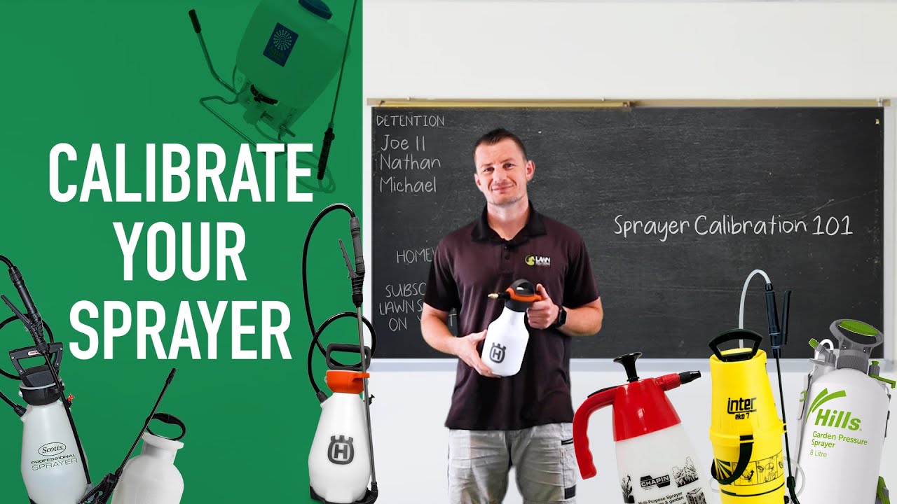 How To Calibrate Your Pressure Sprayer For Lawn Product Applications ...