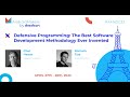 Defensive Programming: The Best Software Development Methodology Ever Invented