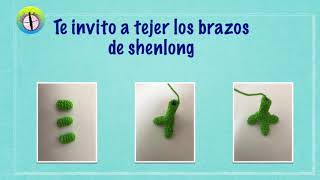 CLASE 7. PASO A PASO DE COMO TEJER LOS BRAZOS DE SHENLONG