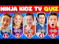 Ninja Kidz TV Quiz Challenge | Guess Youtuber Song / Payton, Bryton, Paxton, Ashton