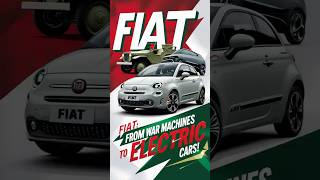 The Shocking Transformation of Fiat: From War Machines to Electric Cars!b #automobile #fiat #cars