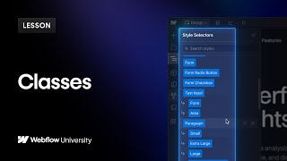Working with classes in Webflow – Webflow tutorial