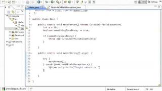 Java Exceptions: Defining regular and runtime Exceptions Tutorial
