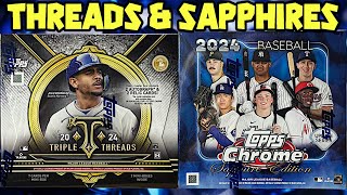 NEW 2024 Topps TRIPLE THREADS \u0026 Chrome Update SAPPHIRE Boxes