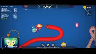 WormsZone.io Gameplay Live Video #wormate #wormax #slither snake 🐍 game