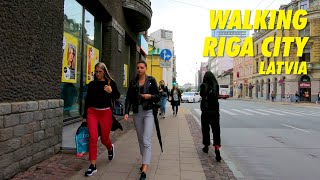 Walking RIGA Latvia City August 2021 !!! 4K Walking Tour Riga Latvia !!! Part 2