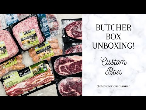 The BEST custom meat subscription box! | ButcherBox OUTBOXING! | Quality meat at your home