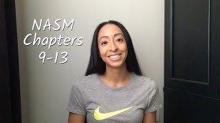 NASM Certified Personal Trainer | NASM CPT Chapters 9-13 | NASM Certification | NASM Study Tips