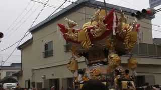 播州三木の秋祭り 2015 宵宮 ① 下町に向かう新町屋台