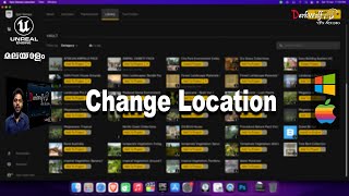 how to change Unreal engine vault cache location  | add-on file location