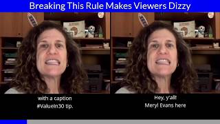 Breaking This Rule Makes Viewers Dizzy When Watching Captions