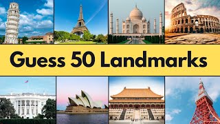 Guess the Landmarks | 3 Seconds Landmark Quiz | 50 Landmarks