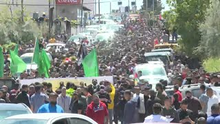 Mourners hold funeral for Palestinian teen killed by Israeli forces in occupied WB (2) | AFP