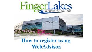 How to use Express Registration on WebAdvisor
