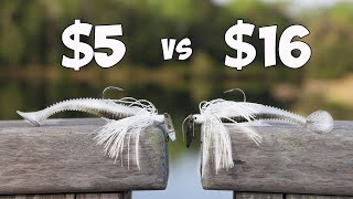 CHEAP vs EXPENSIVE Chatterbait Fishing CHALLENGE!!! (ft. @KickinTheirBASSTV)