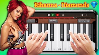 Rihanna - Diamonds on iPhone (GarageBand)