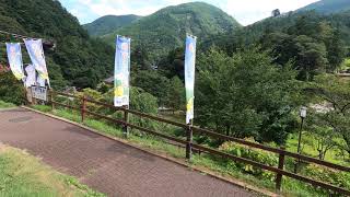 道の駅丹波山(たばやま)の裏側