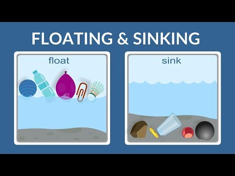 What materials are made of that usually float on water?