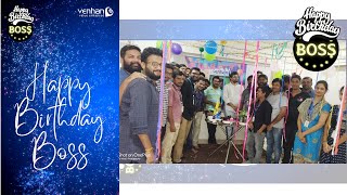 Happy Birthday Boss | Team Greetings | VENHAN