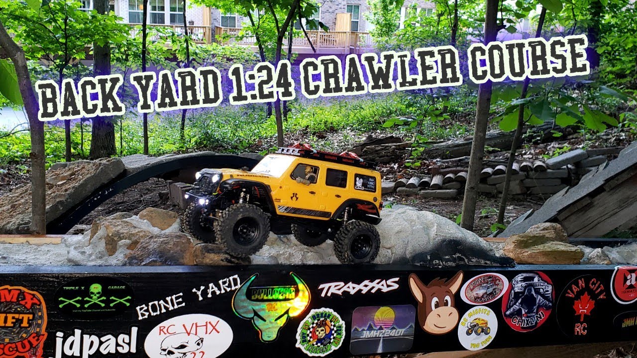Back Yard 1 24 Scale Crawler Course By Fern Solo Youtube