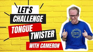 Tongue Twister with Cameron 英語で早口言葉にチャレンジ♪