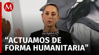 Cambios en la postura de Claudia Sheinbaum sobre migrantes deportados