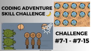CODE MONKEY: SKILL MODE🍌: PART 2: FUNCTIONS & CONDITIONS - CHALLENGE #7-1 - #7-15 (FUNCTION FARM)