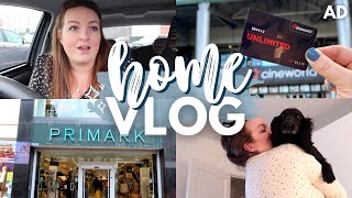 HOME VLOG! 🏡 cinema, primark shop, christmas & travel plans, new 2022 planner & day in the life AD