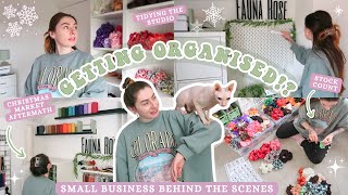 STUDIO VLOG #119 ☆ MARKET AFTERMATH!? Organising the studio & counting stock!? | Fauna Rose ☆