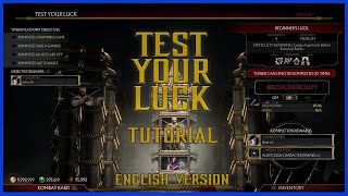 Mortal Kombat 11 Ultimate - Test Your Luck Tower - Tutorial (English Version)