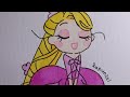 cute princess walt Disney Rapunzel painting | tangled