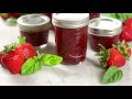 strawberry basil preserves