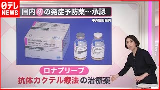 【解説】日本初承認  コロナ”発症予防薬”  海外では\