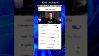 Logitech Webcam Comparison 2023 - BRIO 4K 500 C920 Streamcam #streaming #demo