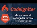 CodeIgniter Basics 008 Creating a model and a database