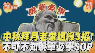 中秋拜月老求姻緣3招! 不可不知脫單必學SOP｜TVBS新聞｜擠看看