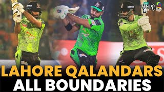 Lahore Qalandars All Boundaries | Lahore Qalandars vs Karachi Kings | Match 30 | HBL PSL 8 | MI2A