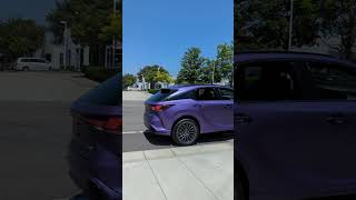 👀💜 Lexus RX 500h with Oracal Matte Violet Metallic wrap